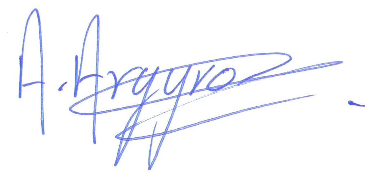 Signature of Argyris Argyrou